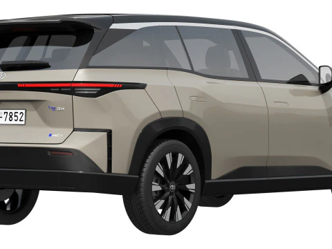 Toyota BZ3X 2026 Modelo 3D