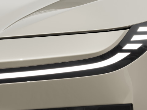 Toyota BZ3X2026 Modello 3D