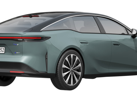 Toyota bZ7 2026 3D Model