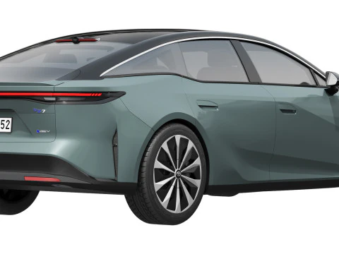 Toyota bZ7 2026 3D Model
