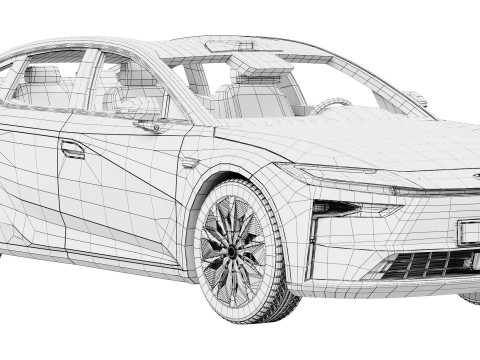 Toyota bZ7 2026 3D Model