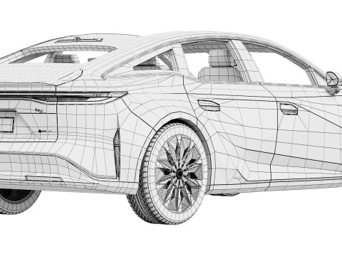 Toyota bZ7 2026 3D Model