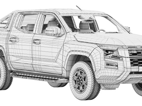 Nissan Navara 2026 3D Model