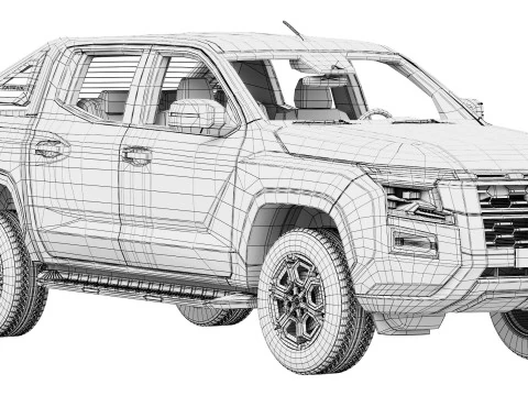 Nissan Navara 2026 3D Model
