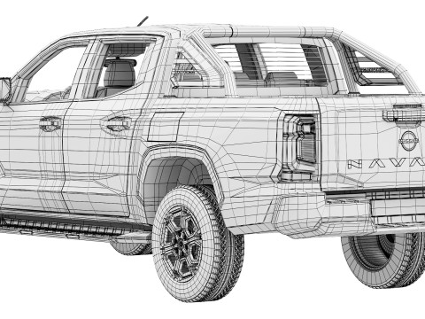 Nissan Navara 2026 3D Model