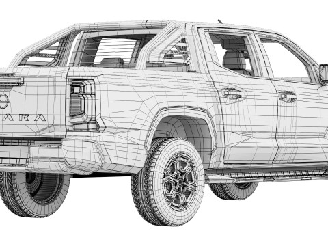 Nissan Navara 2026 3D Model