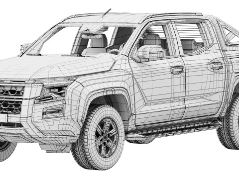 Nissan Navara PRO-4X 2026 Modello 3D