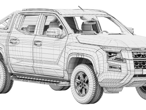 Nissan Navara PRO-4X 2026 Modello 3D