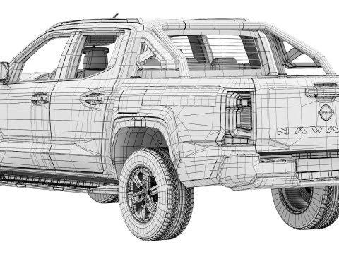 Nissan Navara PRO-4X 2026 3D Model