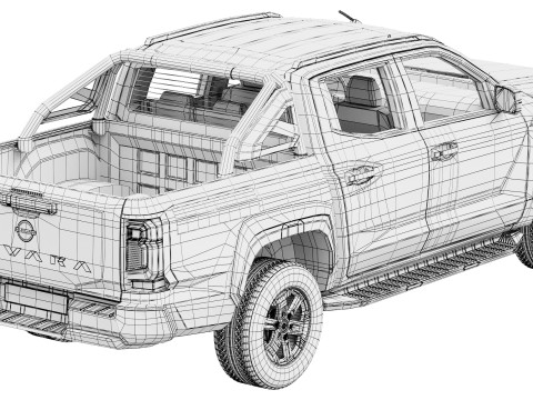 Nissan Navara PRO-4X 2026 Modello 3D