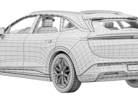 Zeekr7GT 2026 Modello 3D