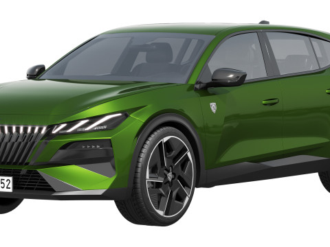 Пежо 408 2026 г. 3D Модель