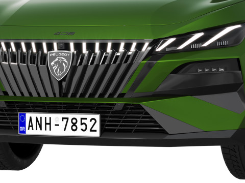 Peugeot 408 2026 Modello 3D