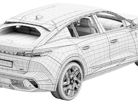 Peugeot 408 2026 Modello 3D