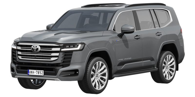 Toyota Land Cruiser 300 Ibrido 2026 Modello 3D .c4d .max .obj .3ds .fbx .stl .blend