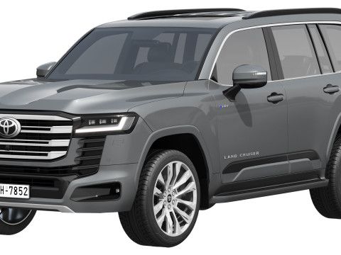 Toyota Land Cruiser 300 Ibrido 2026 Modello 3D