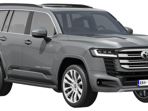 Toyota Land Cruiser 300 Ibrido 2026 Modello 3D