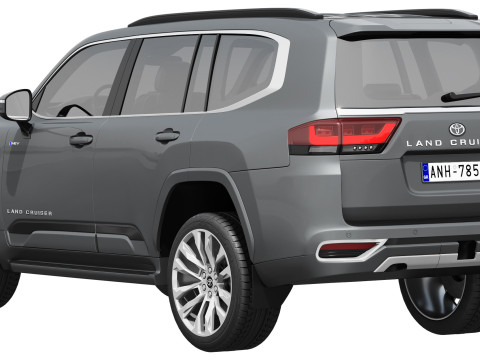 Toyota Land Cruiser 300 Ibrido 2026 Modello 3D