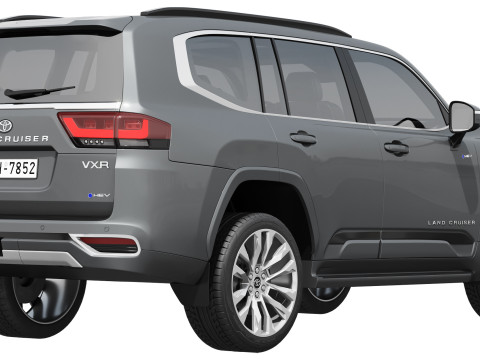 Toyota Land Cruiser 300 Ibrido 2026 Modello 3D