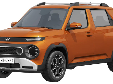 Hyundai Casper 2026 3D Modell