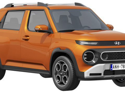 Hyundai Casper 2026 3D Model