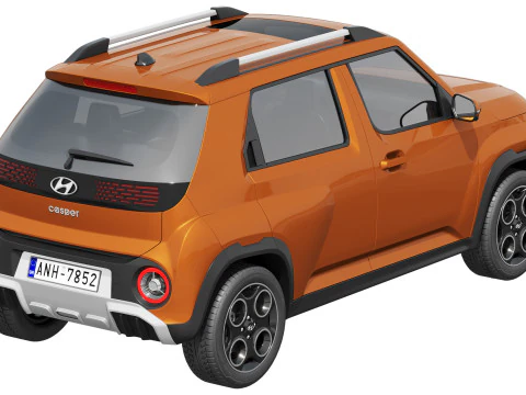Hyundai Casper 2026 Modello 3D