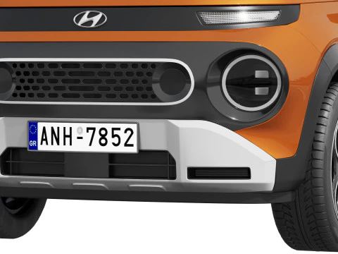Hyundai Casper 2026 Modello 3D