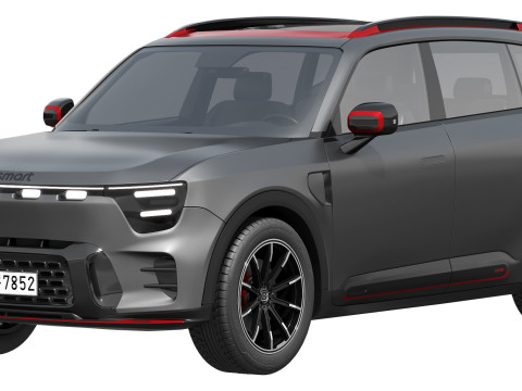 Смарт 5 Брабус 2026 3D Модель