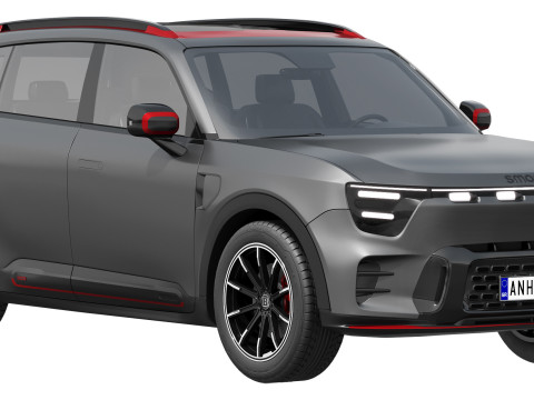 Smart 5 Brabus 2026 Modello 3D