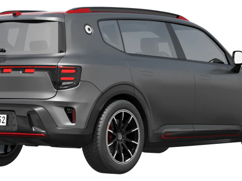 Smart 5 Brabus 2026 3D Model