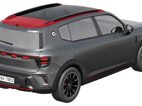 Smart 5 Brabus 2026 Modello 3D