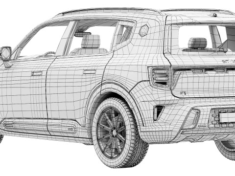 Smart 5 Brabus 2026 Modello 3D