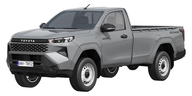 Toyota Hilux Travo Standardkabine 4TREX 2026 3D Modell .c4d .max .obj .3ds .fbx .stl .blend 