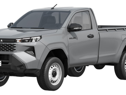 Toyota Hilux Travo Cabina Est&aacute;ndar 4TREX 2026 Modelo 3D