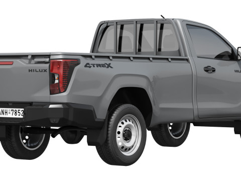 Toyota Hilux Travo Standardkabine 4TREX 2026 3D Modell