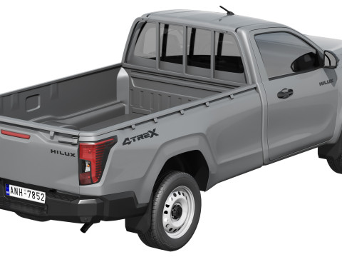 Toyota Hilux Travo Standardkabine 4TREX 2026 3D Modell