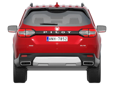 Piloto Honda 2026 Modelo 3D