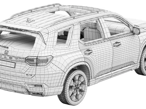 Piloto Honda 2026 Modelo 3D