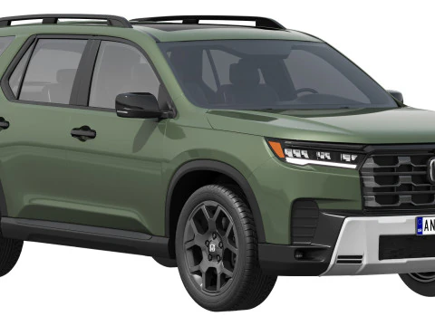 Honda Pilot Trailsport 2026 Model 3D