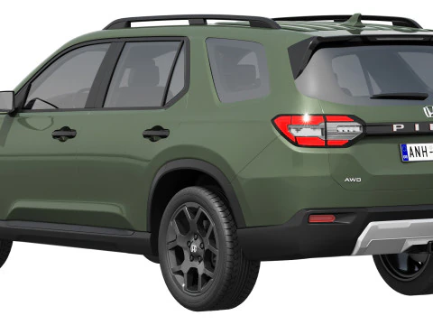 Honda Pilot Trailsport 2026 Model 3D