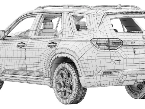 Honda Pilot Trailsport 2026 Model 3D