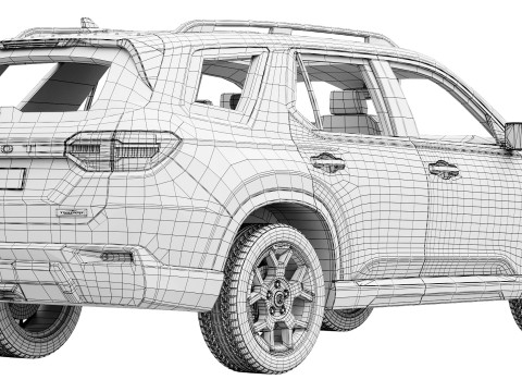 Honda Pilot Trailsport 2026 Modello 3D