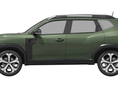Renault Duster 2024 3D Model