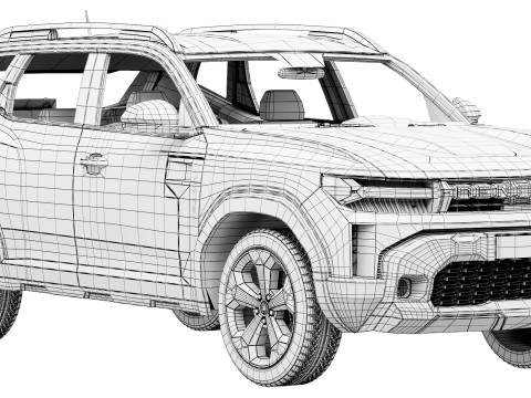 Renault Duster 2024 р.в 3D Модель