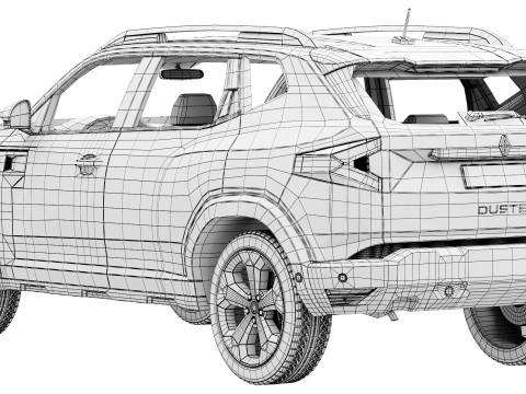 Renault Duster 2024 р.в 3D Модель