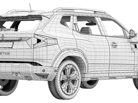 Renault Duster 2024 р.в 3D Модель