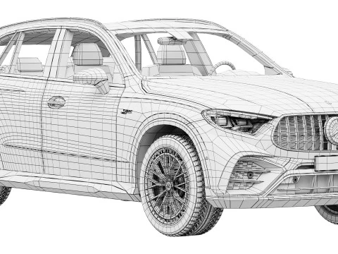 Mercedes-Benz GLC53 AMG 2027 Modello 3D