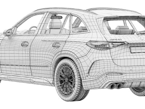मर्सिडीज-बेंज GLC53 AMG 2027 3D मॉडल