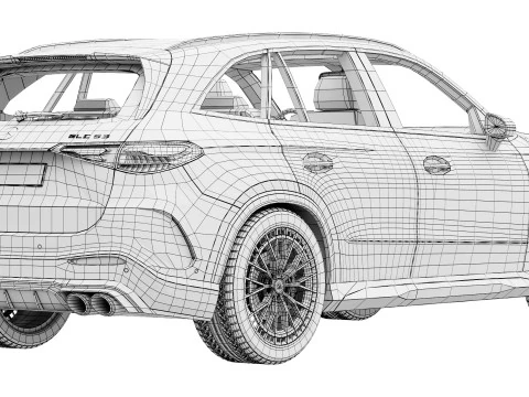 Mercedes-Benz GLC53 AMG 2027 Modello 3D