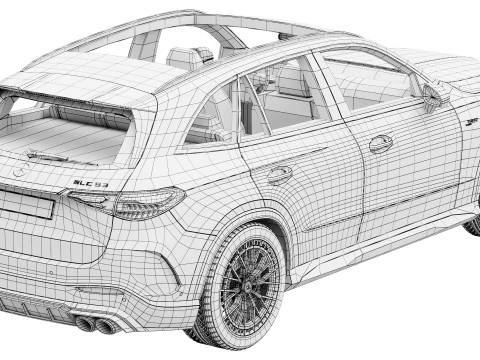 Mercedes-Benz GLC53 AMG 2027 Modello 3D